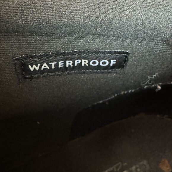 Clarks Gilby McKinley Duck Boots Waterproof Lace Up Women Size 8M Brown/Orange - Picture 11 of 12